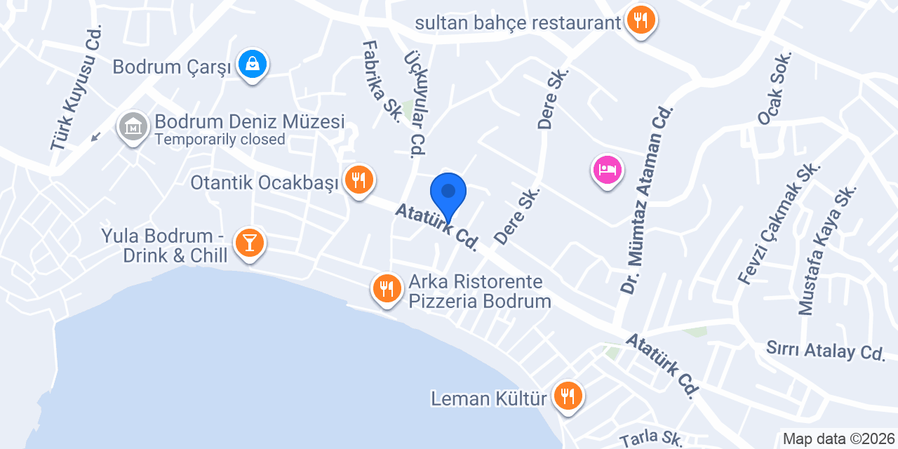 Maydonoz Döner Bodrum konumu
