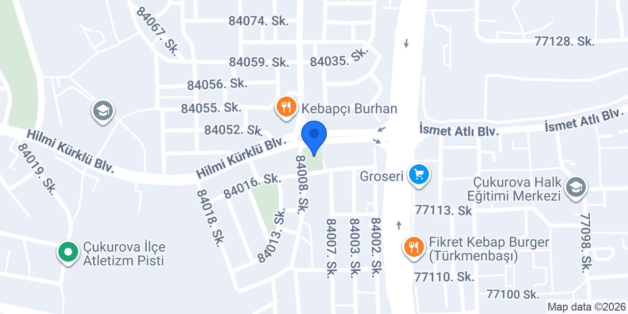 Sürat Kargo Kamil Çelik Şube konumu
