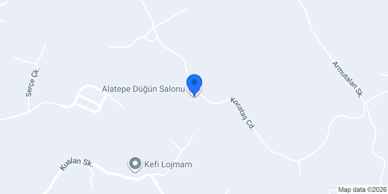 Alatepe Düğün Salonu konumu