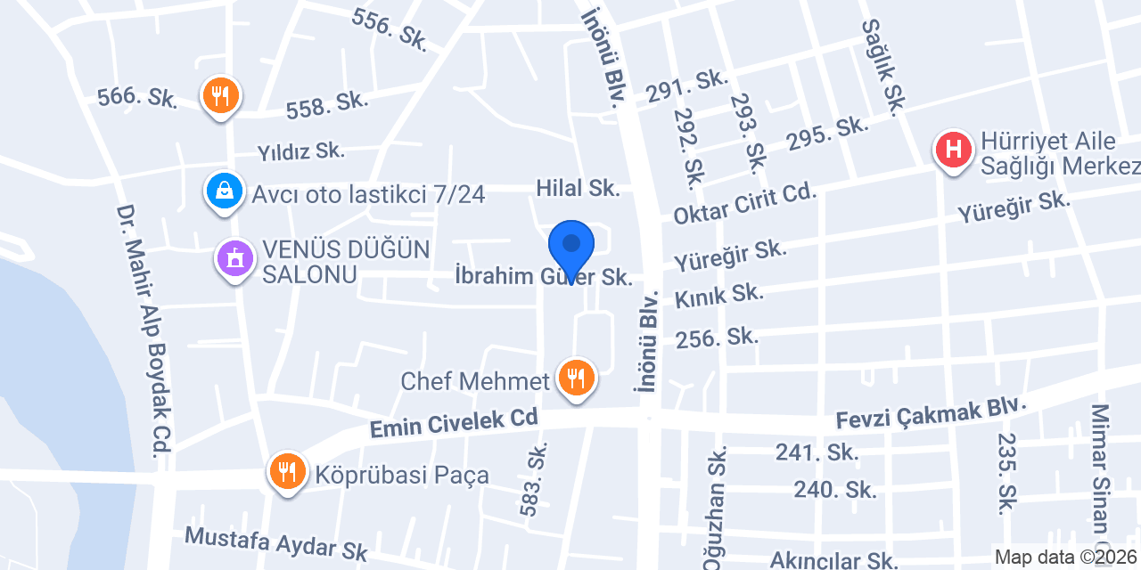 Ceyhan Sebze Hali konumu