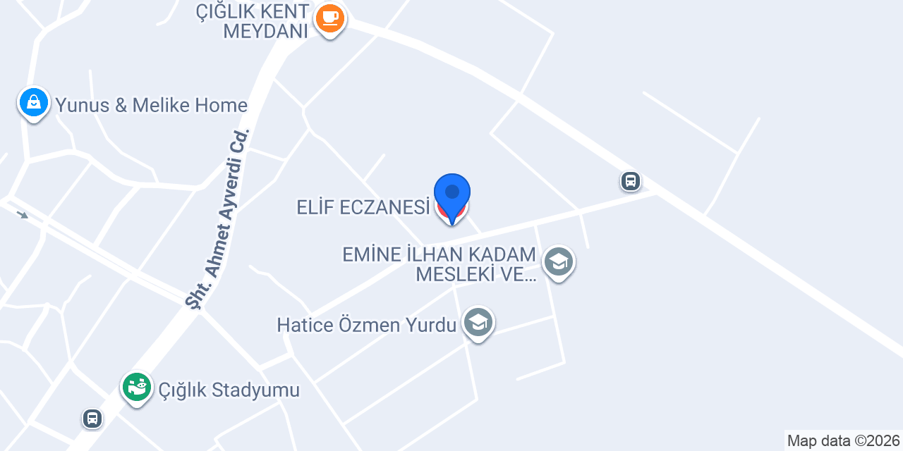 ELİF ECZANESİ konumu