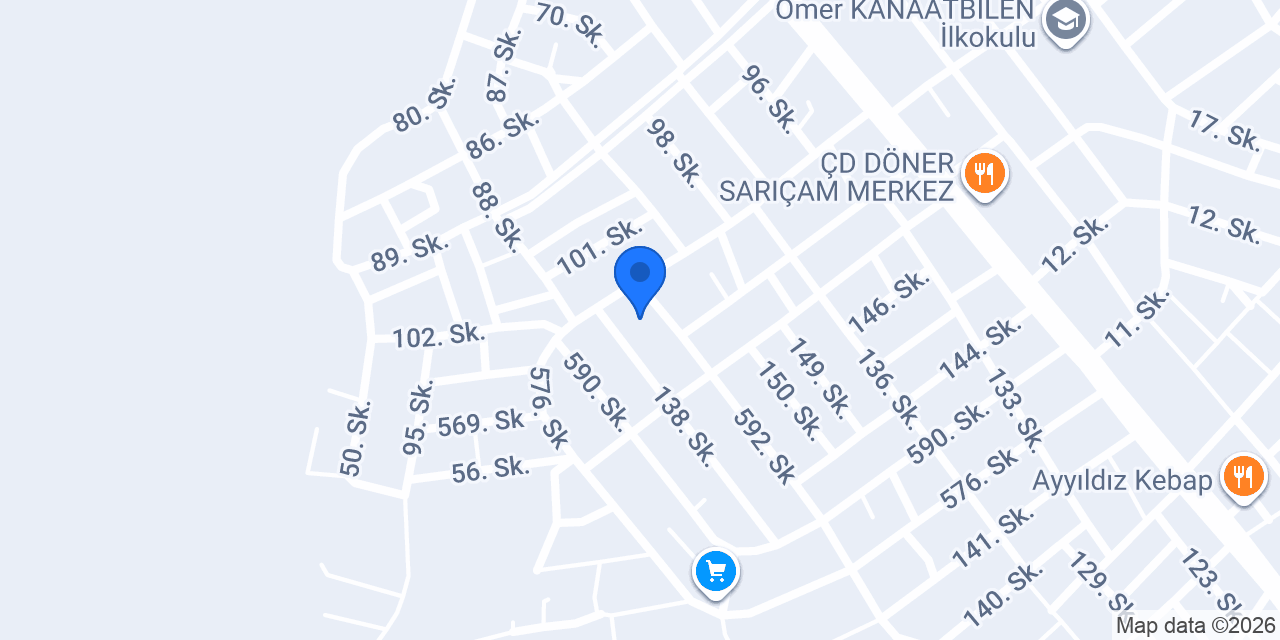 Oses Çiğ Köfte konumu