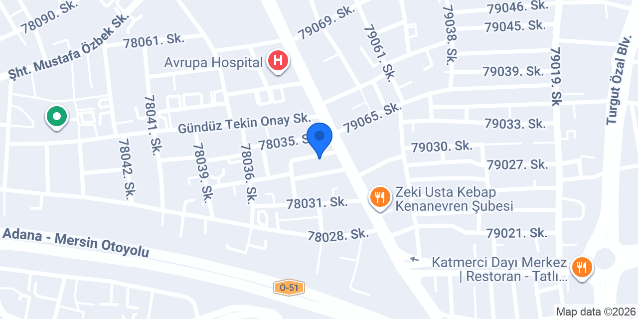 ADANA CEBİR ÖZEL ÖĞRETİM KURSU konumu