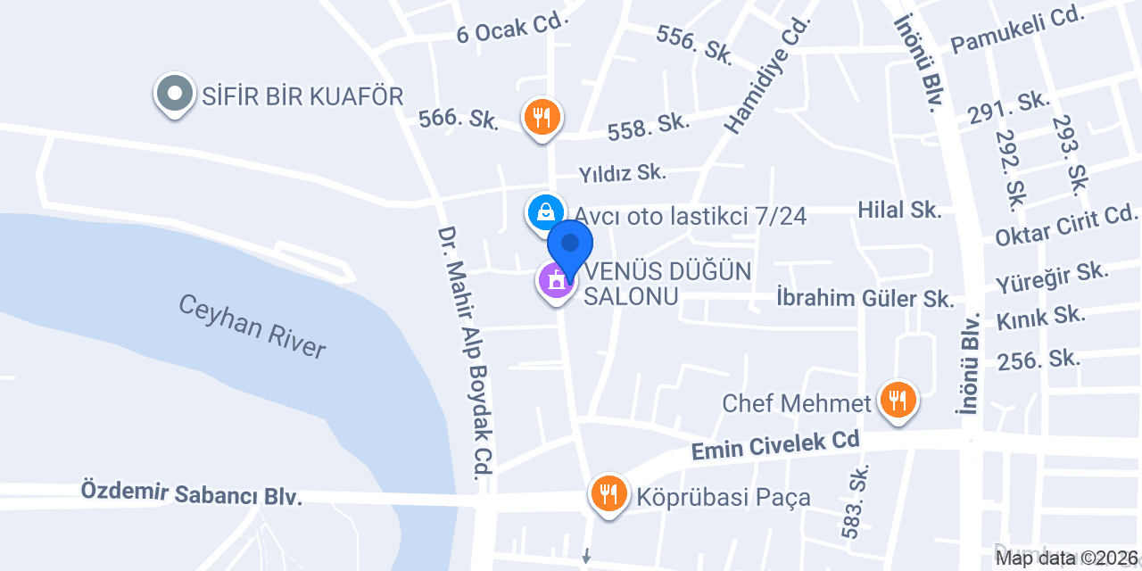 Alioğlu Otomotiv konumu