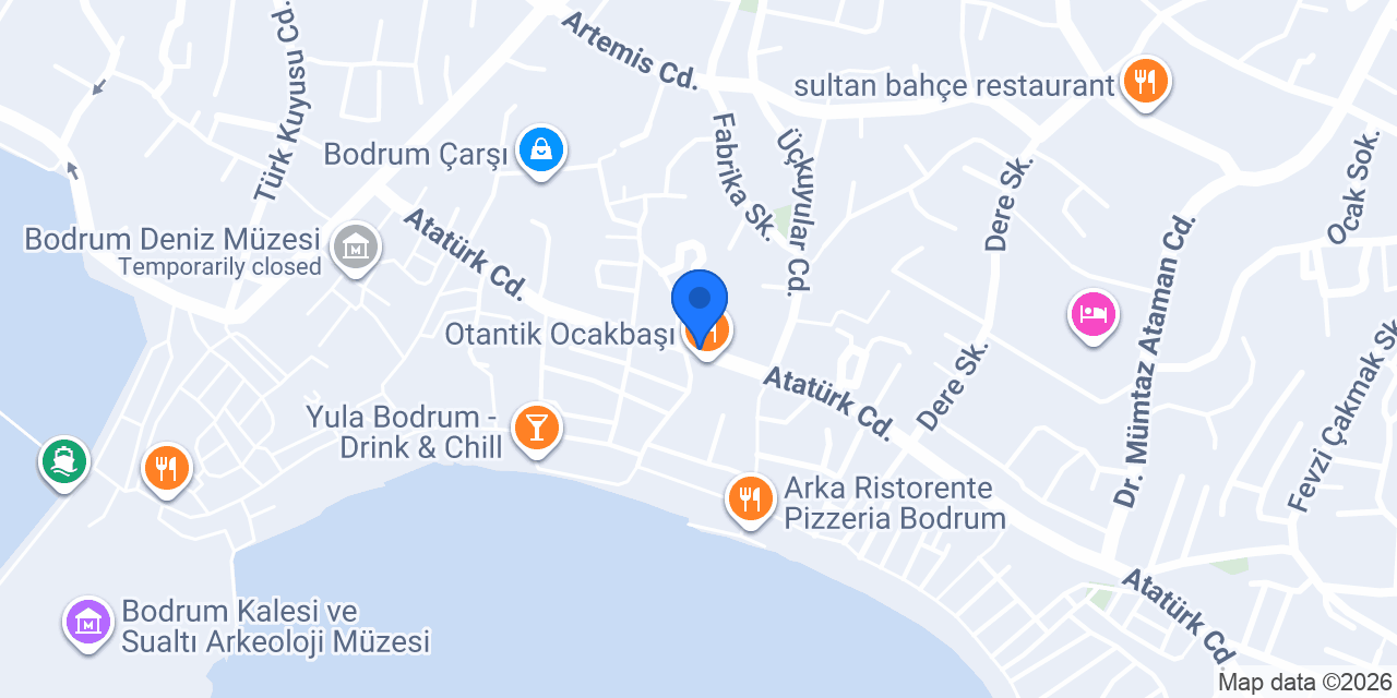 Bodrum Çiçekçilik - Busem Çiçekçilik konumu