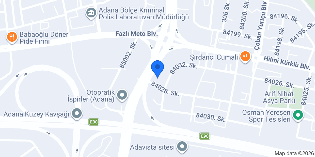 Kelebek Mobilya Çukurova konumu