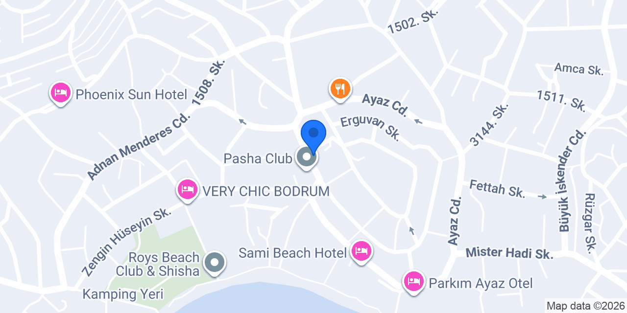 Paris Club Bodrum konumu