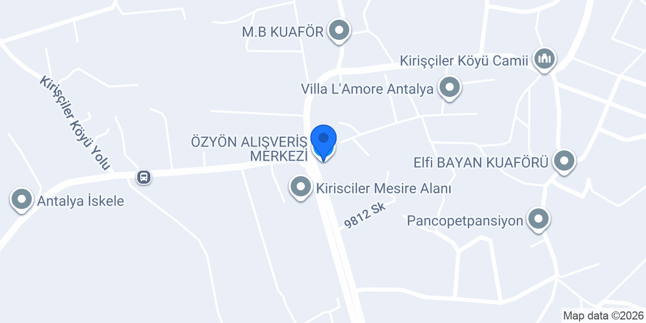 ÖZYÖN ALIŞVERİŞ MERKEZİ konumu