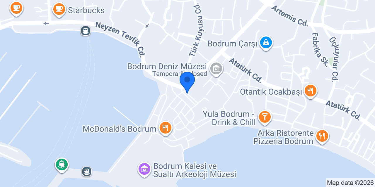 Bodrum Kumaşçı konumu