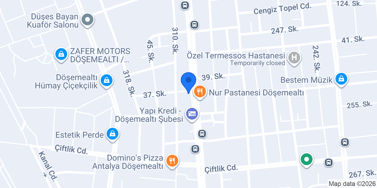 Mezemix Döşemealtı konumu
