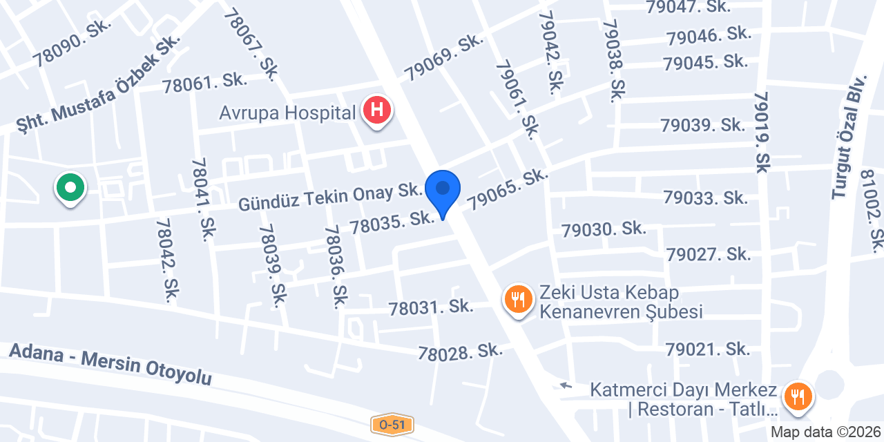 As Adapark Emlak konumu