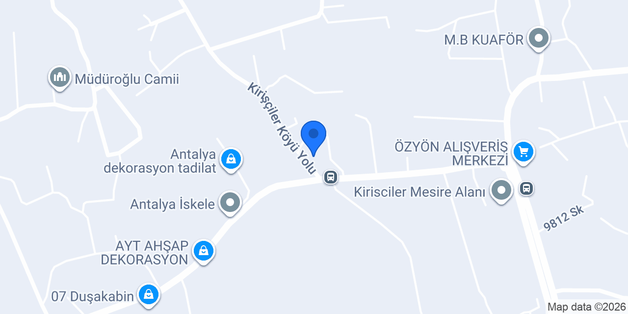 Kirişçiler Emlak ve İnşaat konumu