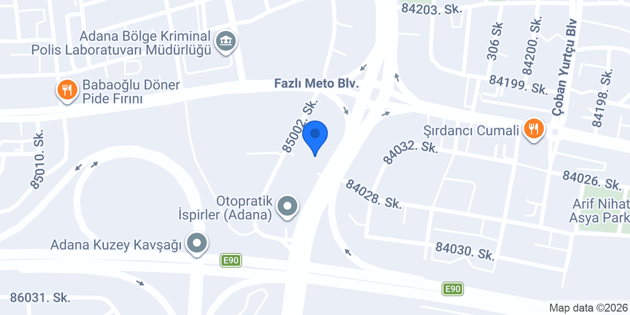 Adana Konfor konumu