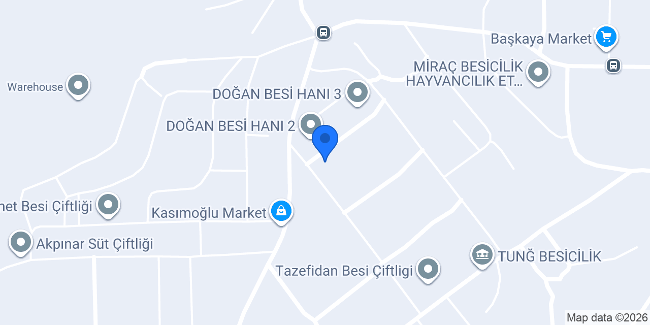 MilliOğlu Besi Çiftliği konumu