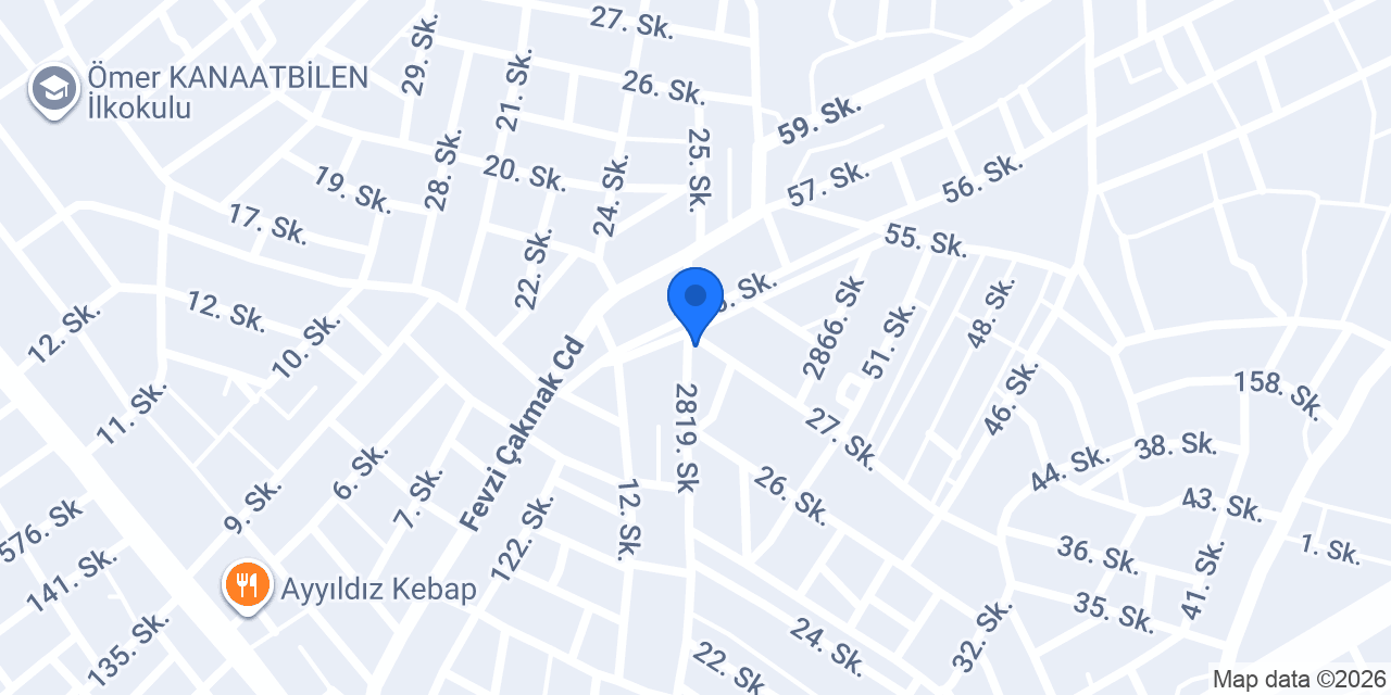 Ekmek Satış Büfesi konumu