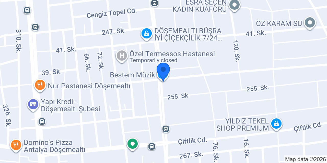 Bestem Müzik konumu