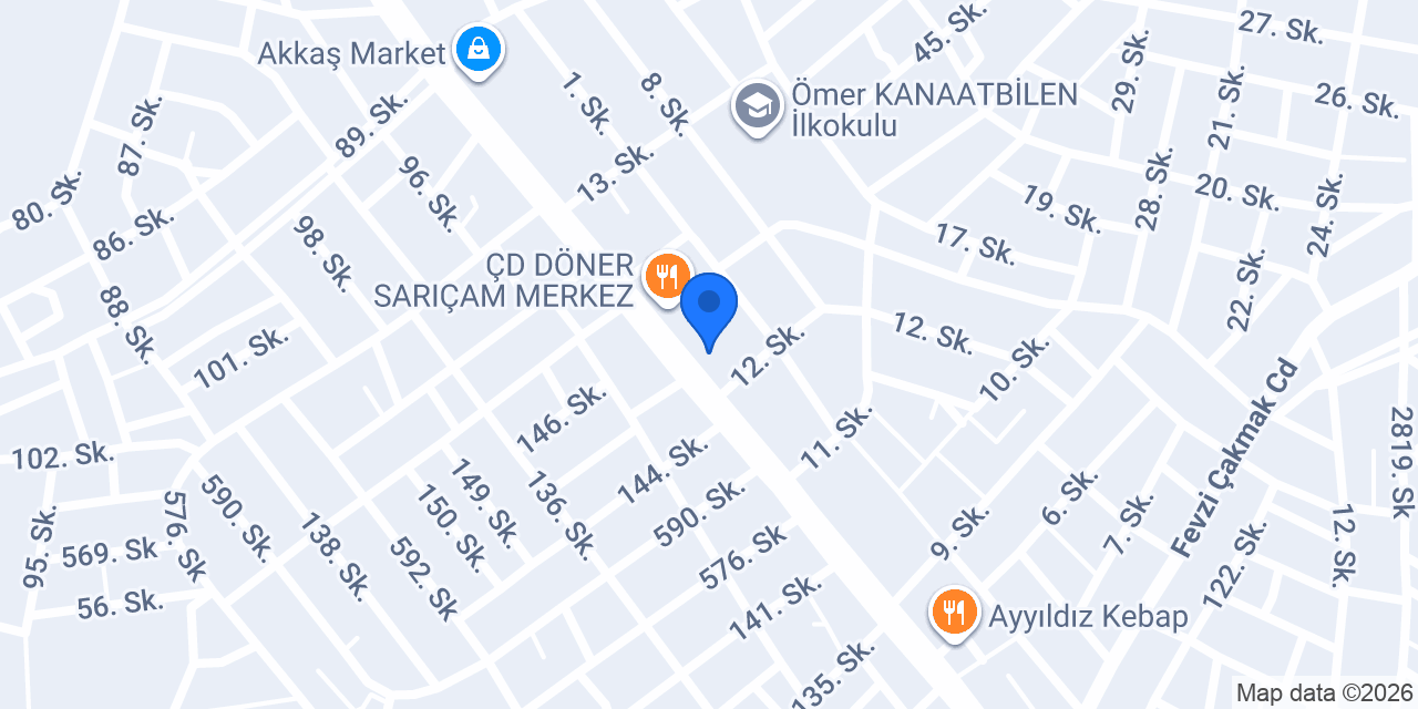 Begüm Cafe konumu