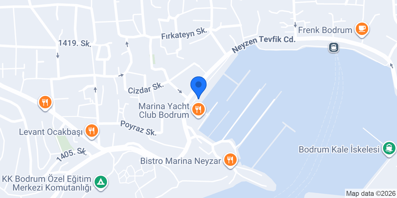 Almira car rental services / Bodrum konumu