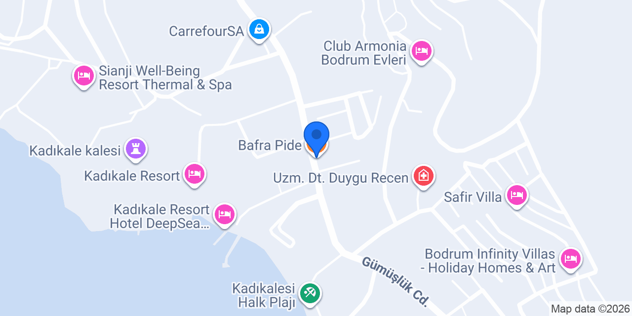 Bafra Pide konumu