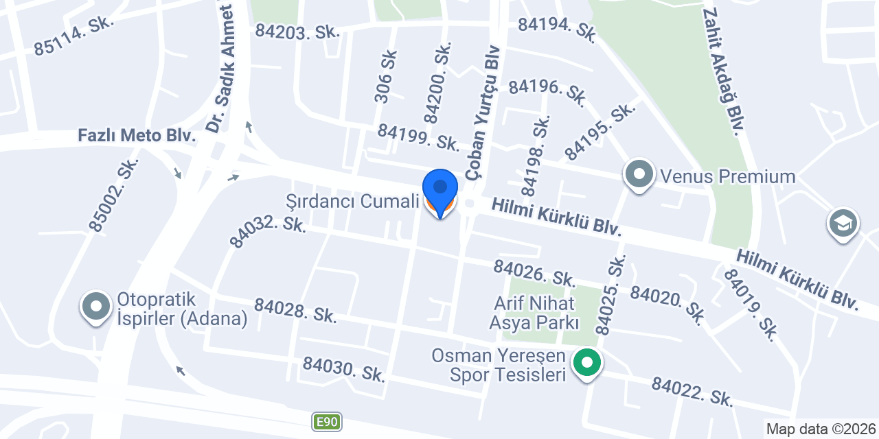 Şırdancı Cumali konumu