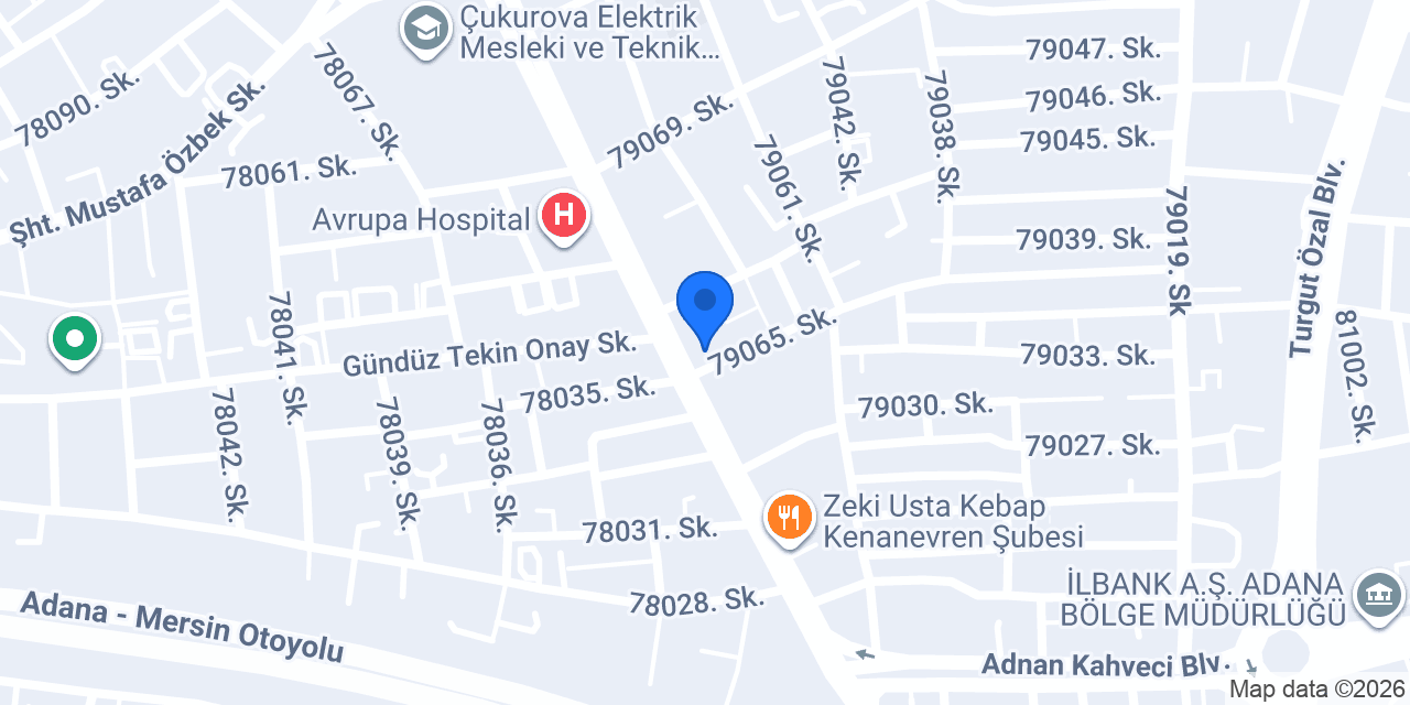 Formet Çelik Kapı konumu