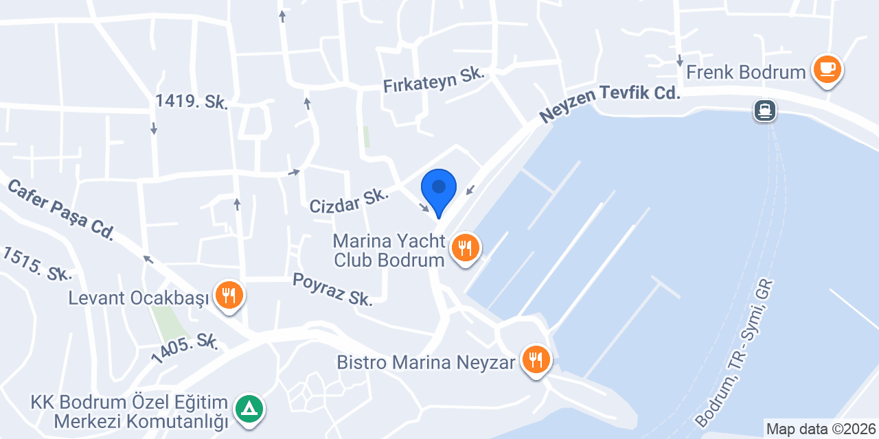 Kahve Dünyası - Bodrum Marina konumu