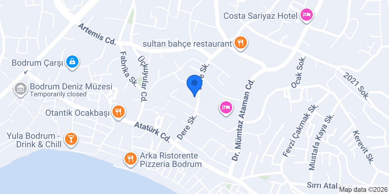 Ada Kuru Temizleme Bodrum konumu