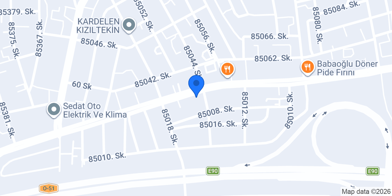 AYZ Mobilya (100.yıl şubesi) konumu