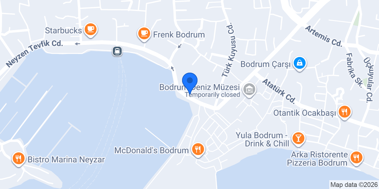 Mösyö Bodrum konumu
