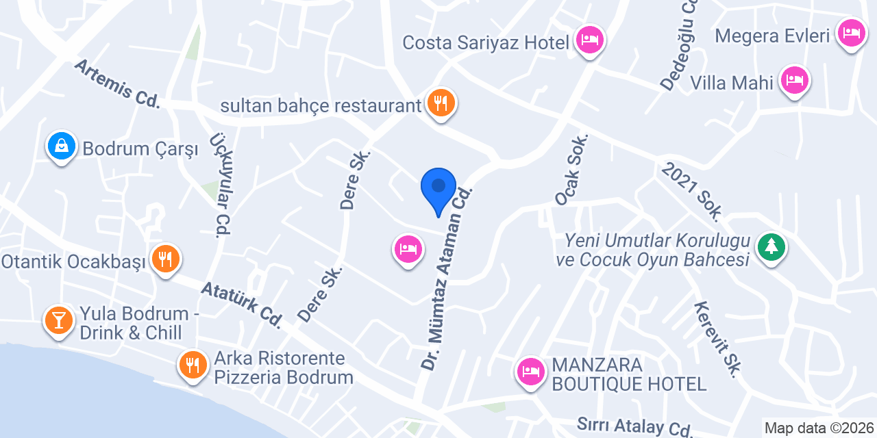 Bodrum 3 Nolu Aile Sağlığı Merkezi konumu