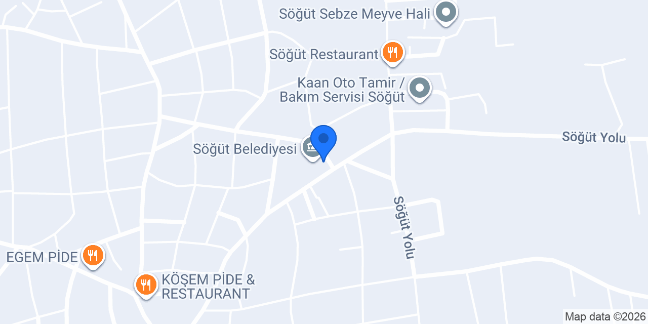 Ptt-söğüt Şubesi konumu