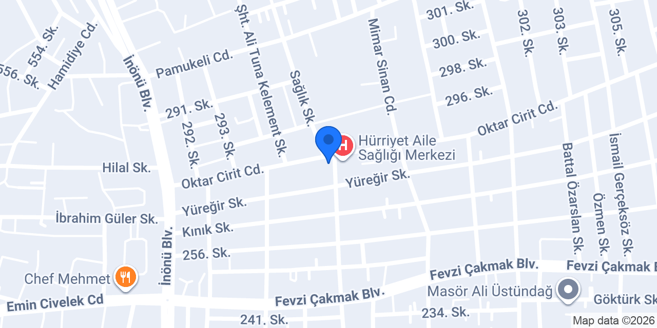 HÜRRİYET ECZANESİ konumu