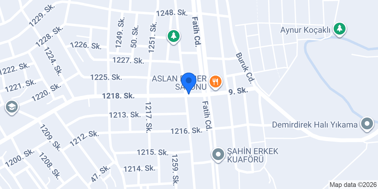 Asel mobilya ve Dekorasyon konumu