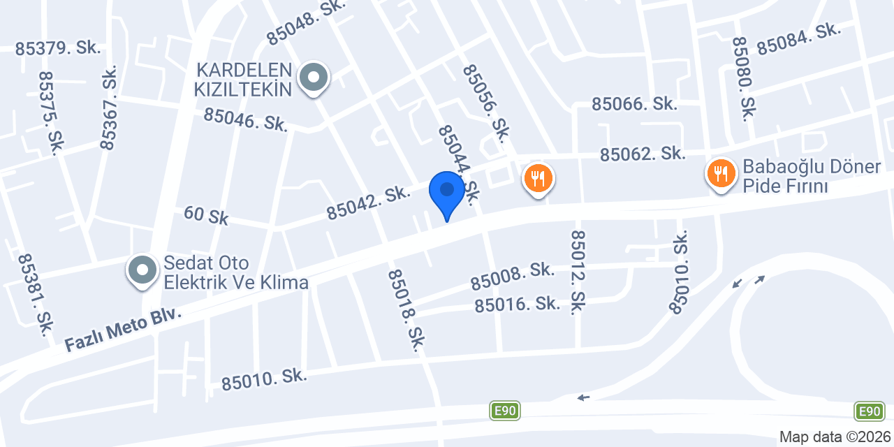 Osmanlı Yapı Market konumu