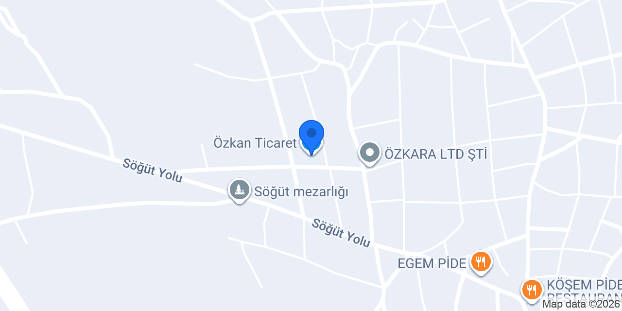 Özkan Ticaret konumu