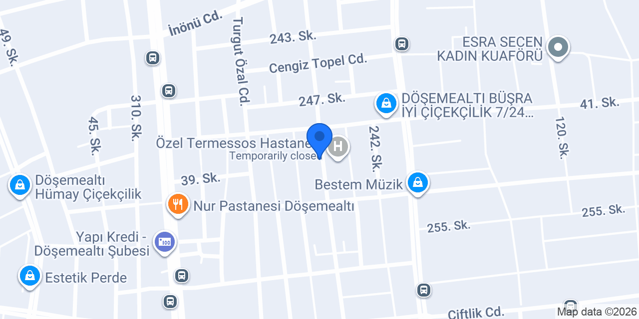 Zeytin Eczanesi konumu