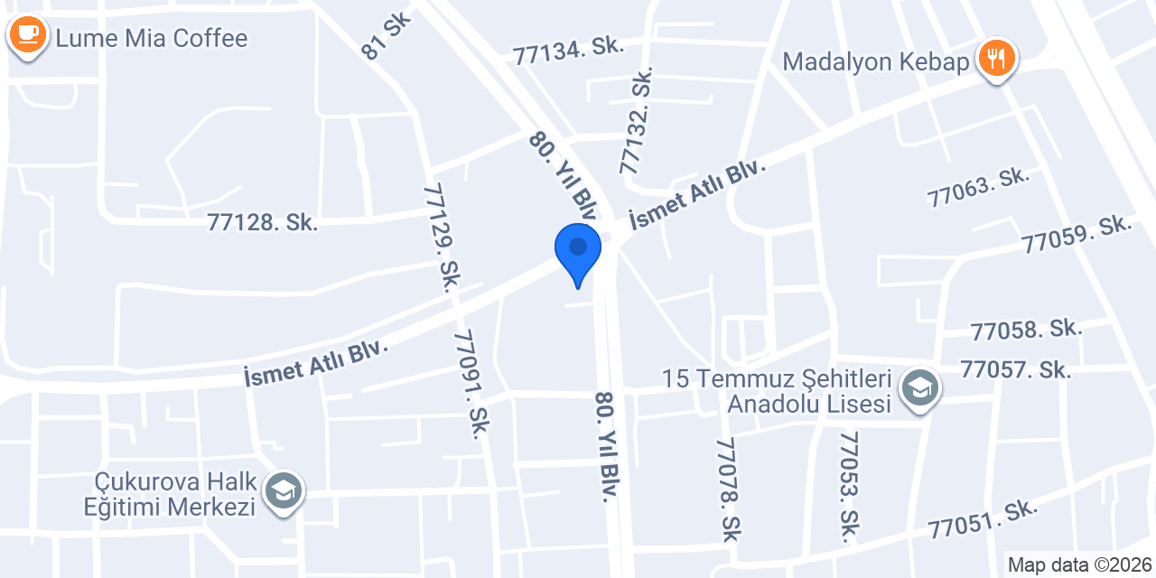 Abdullah Cem Turhan Anaokulu konumu