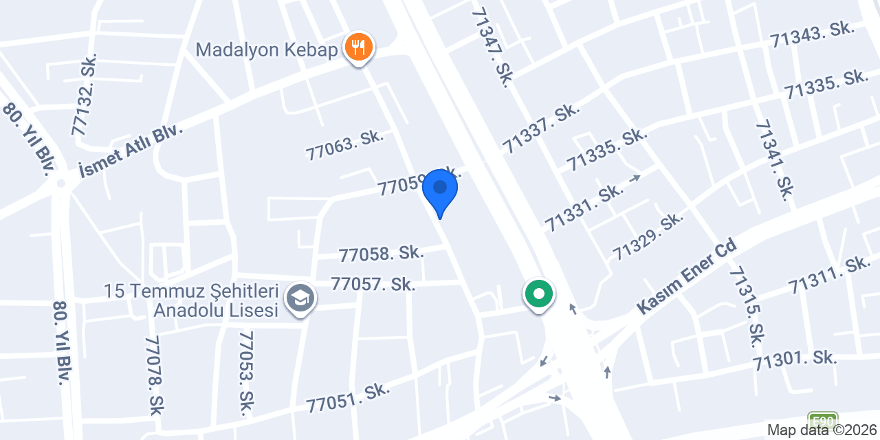 Murat Et Market konumu