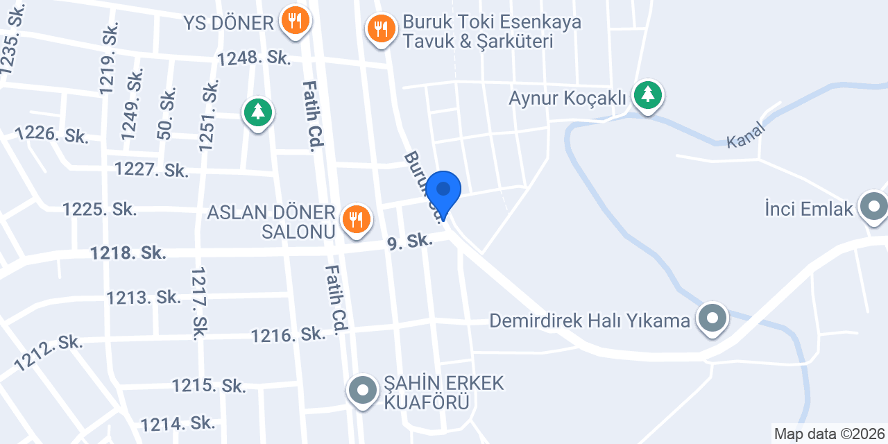 DGM oto yıkama konumu