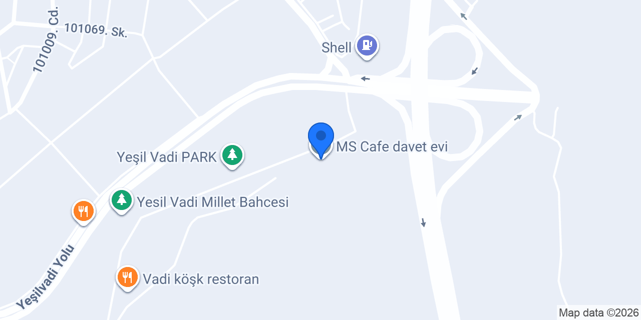 MS Cafe davet evi konumu