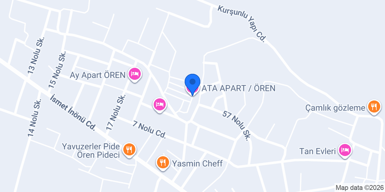 ATA APART / ÖREN konumu