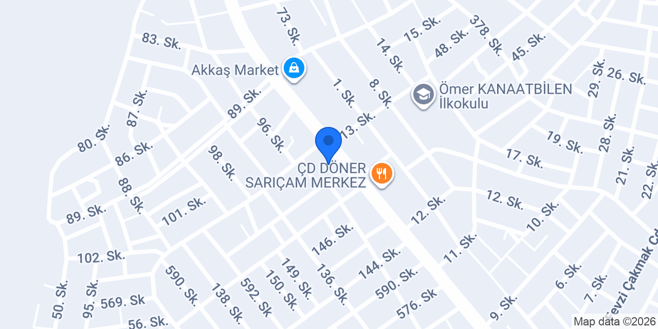 Yüce Motor konumu
