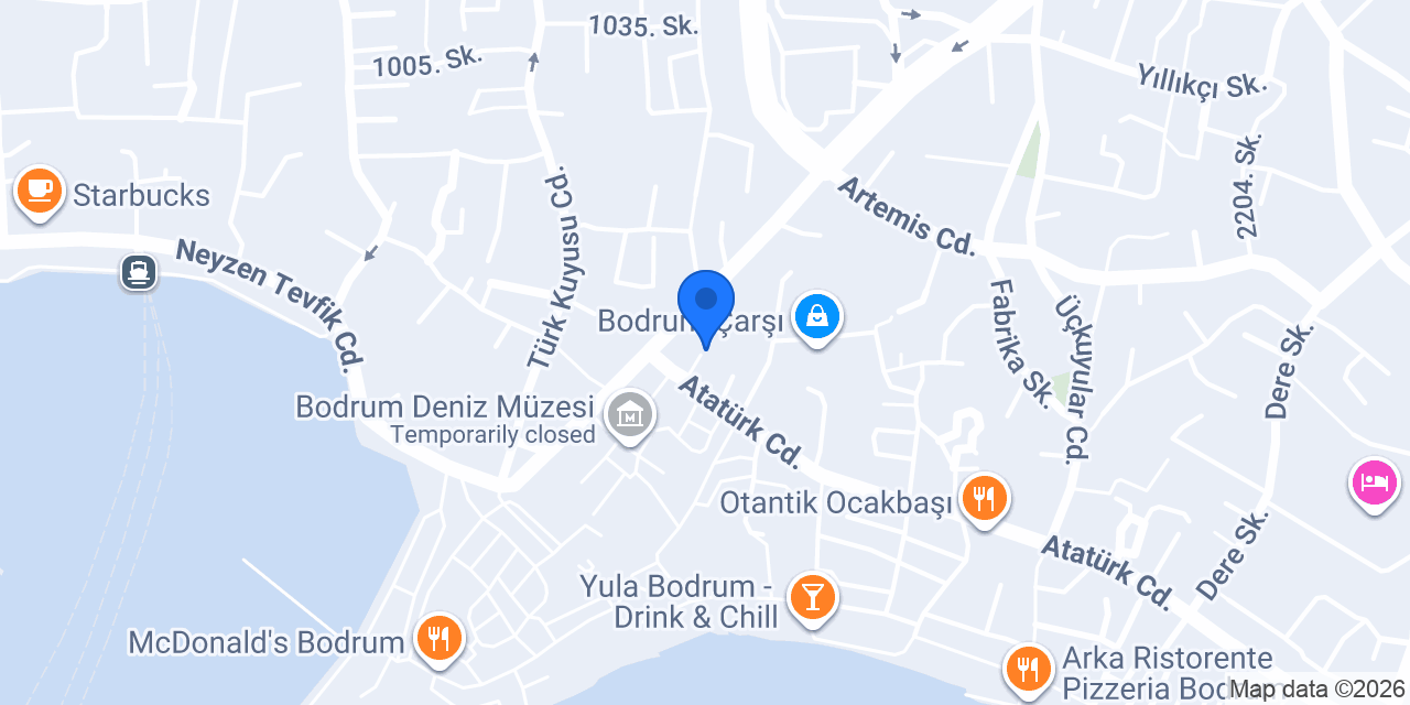 BodrumTime Pansiyon konumu