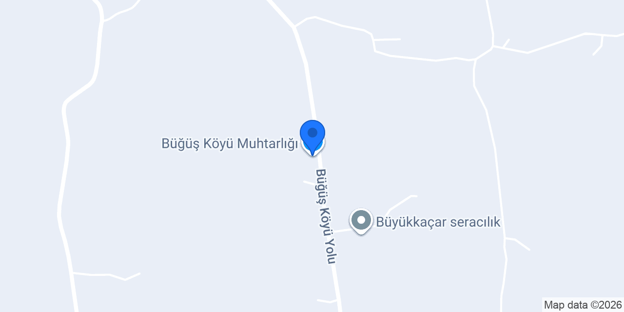 Büğüş Köyü Muhtarlığı konumu