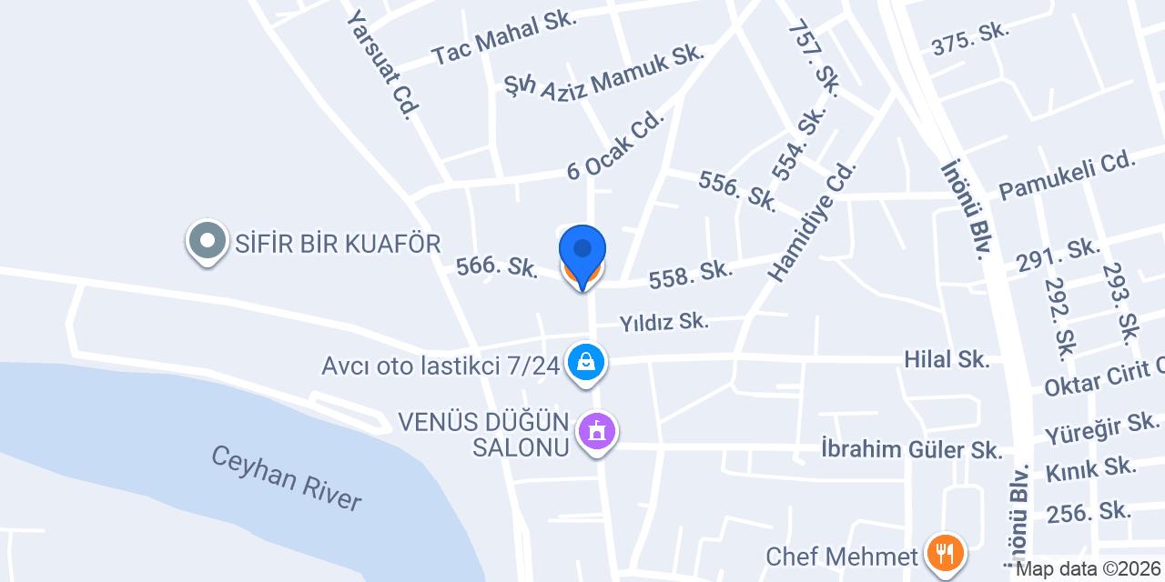 Ceyhan Simit Fırını konumu