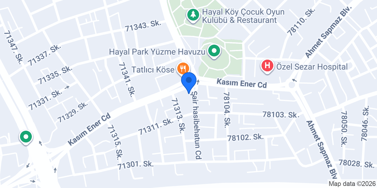 Haşim Usta Kebap konumu