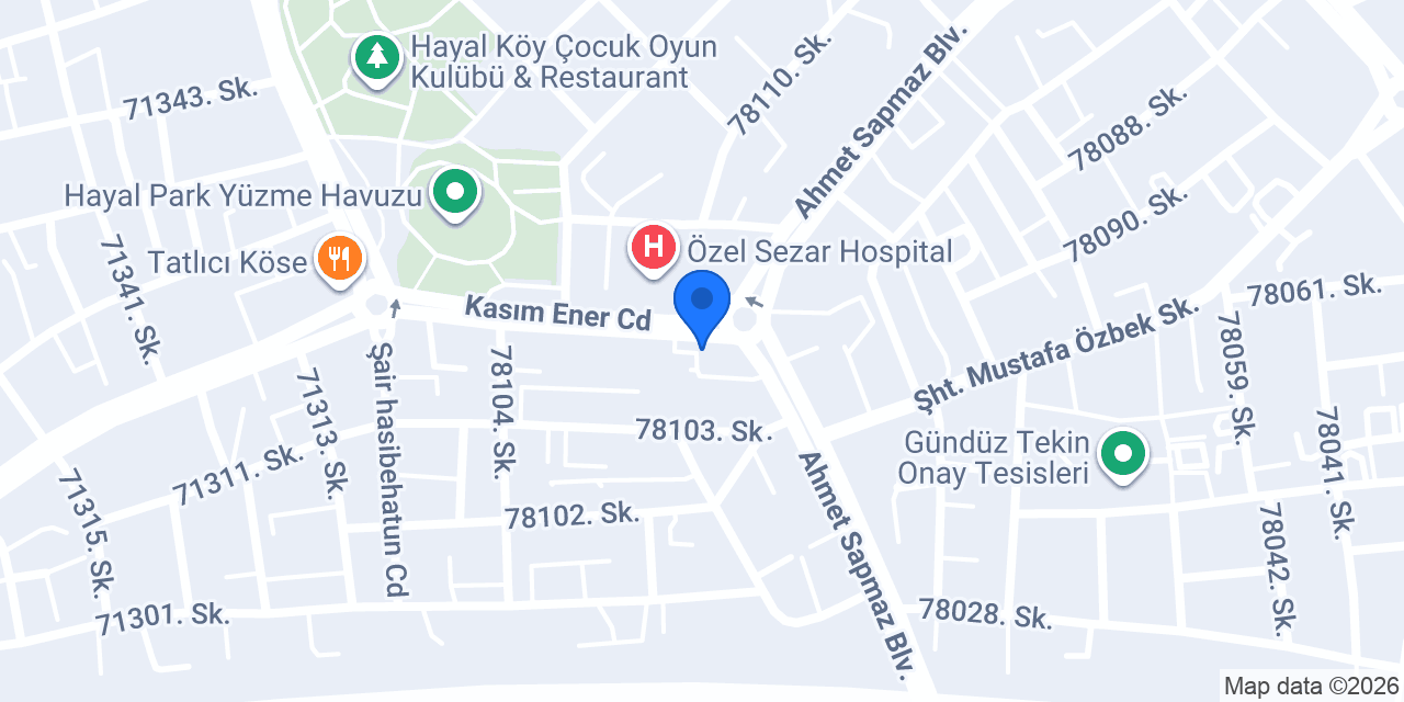 Akdeniz Veteriner Kliniği konumu