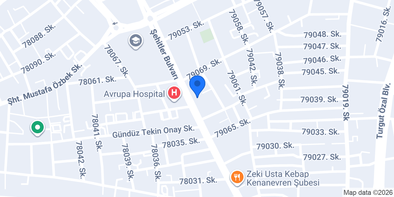Garanti BBVA Yeni Adana Şubesi konumu
