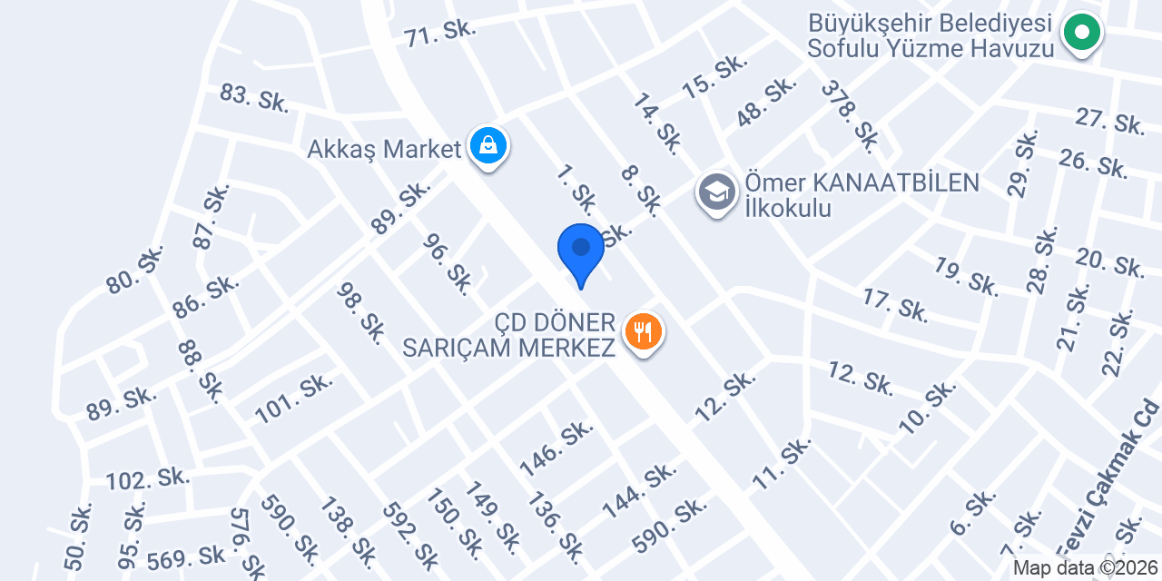 Özden Ticaret ( Boya Hırdavat) konumu
