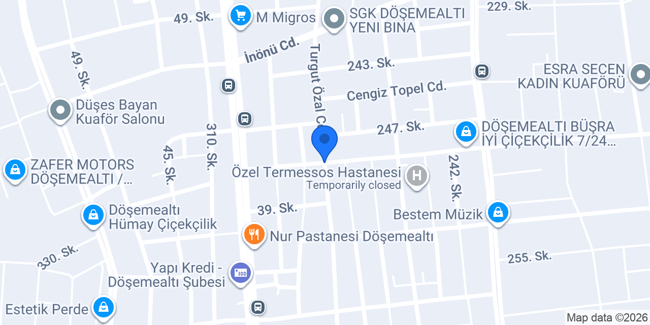 ÇETİN OTOMOTİV konumu